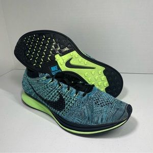 Size 8.0 - Nike Flyknit Racer Blue Lagoon 2015